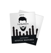 Load image into Gallery viewer, La Barbiera Styptic Disposable Pencil Matches