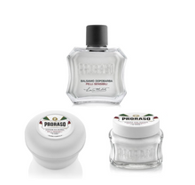 Load image into Gallery viewer, 3 Piece Shaving Set - White