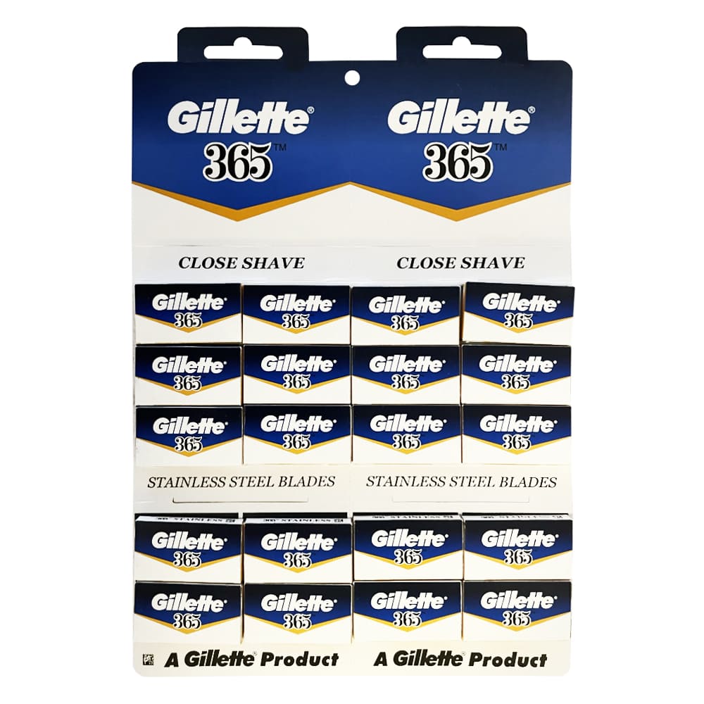 Gillette 365 Double Edge Razor Blades – La Barbiera