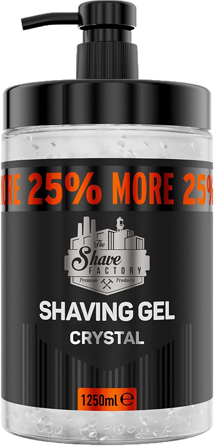 The Shave Factory Shaving Gel 1250ml - Crystal