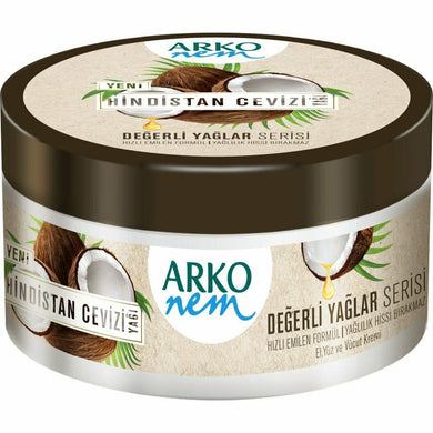 Arko Nem Moisturising Cream - Coconut 250ml