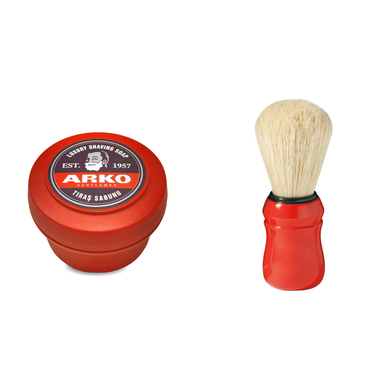 Arko Shaving Soap and Omega Shaving Boar Bristle Brush