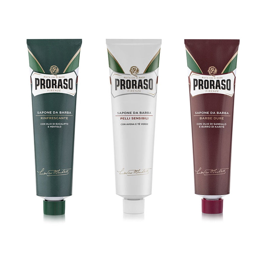 Triple Pack Proraso Shaving Creams - Mixed Selection Pack