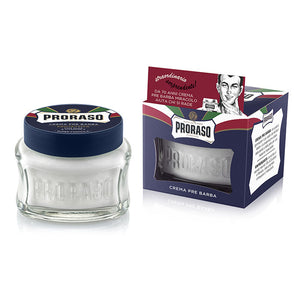 Proraso Pre & Post Shaving Cream with Aloe/Vitamin E 100ml - Blue