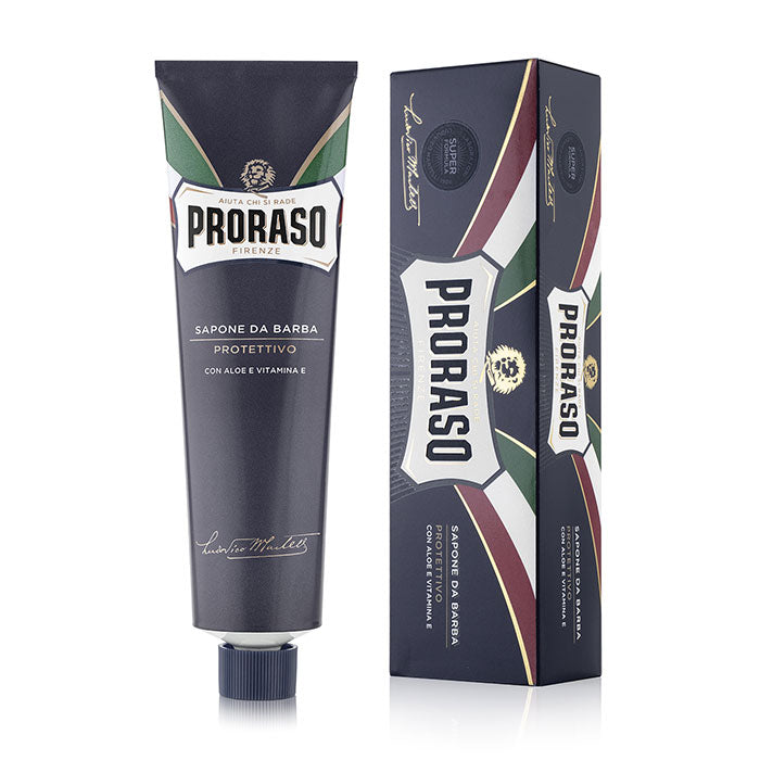 Proraso Shaving Cream with Aloe/Vitamin E - Blue Tube 150ml