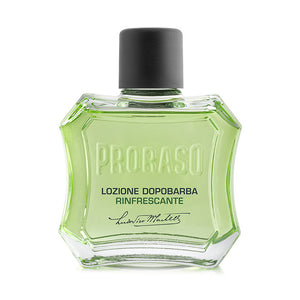 Proraso Aftershave Lotion with Eucalyptus and Menthol - 100ml Bottle Green