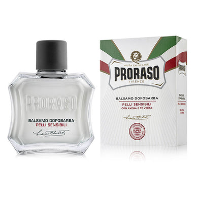 Proraso Aftershave Balm for Sensitive Skin - 100ml Bottle White