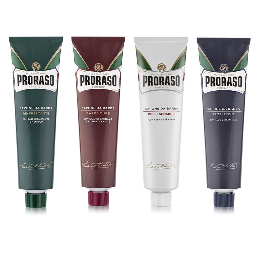 4 Proraso Shaving Creams - Mixed Selection Pack