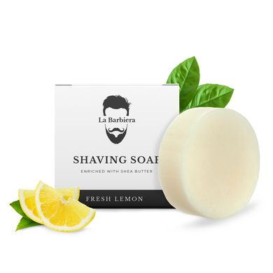 Fresh Lemon Solid 60g Shaving Soap by La Barbiera