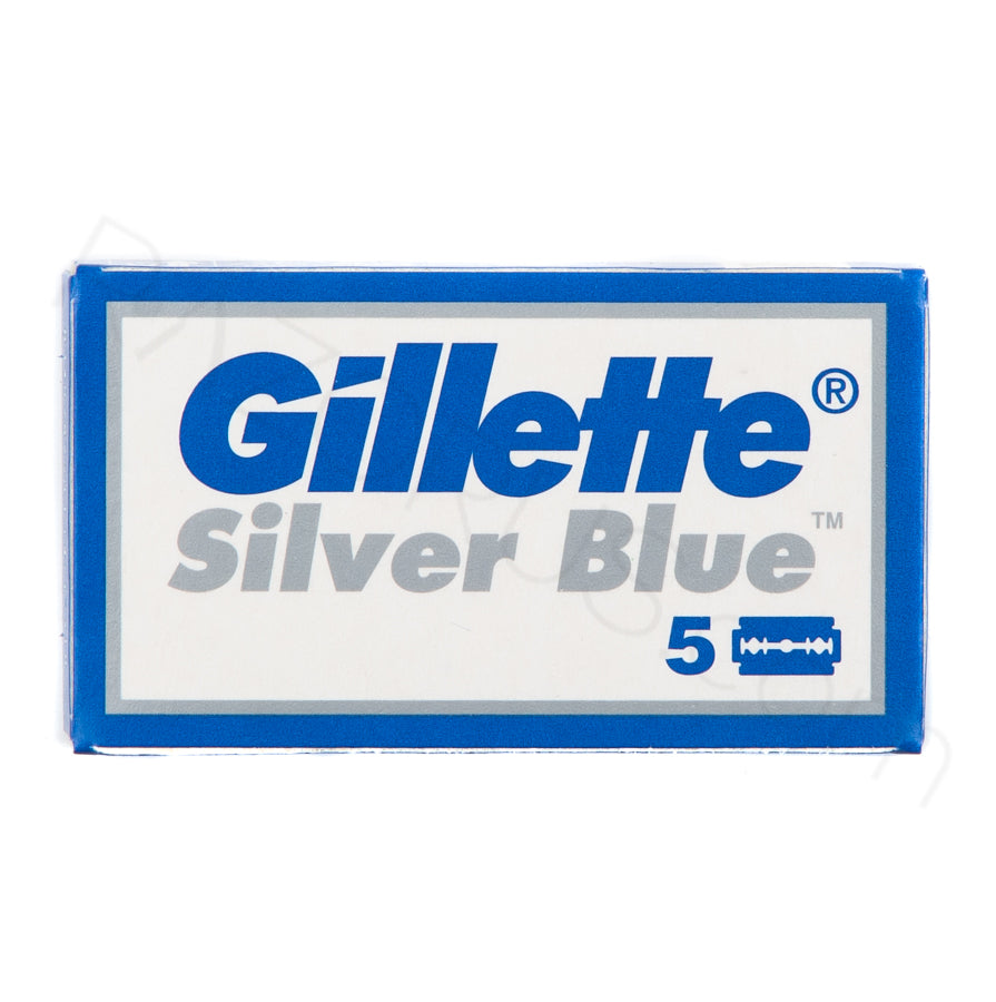 Gillette Silver Blue Double Edge Razor Blades – La Barbiera