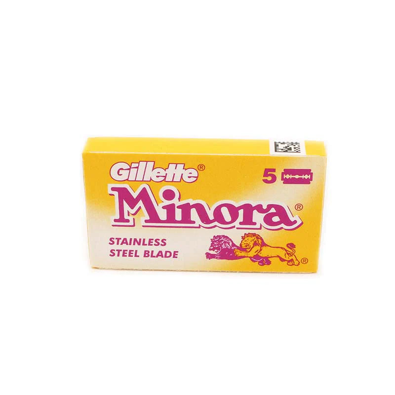 Gillette Minora Double Edge Razor Blades – La Barbiera