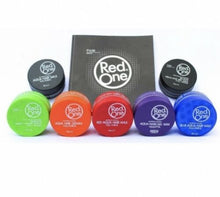 Load image into Gallery viewer, NEW Red One Hair Gel Wax - Black 150ml Tub