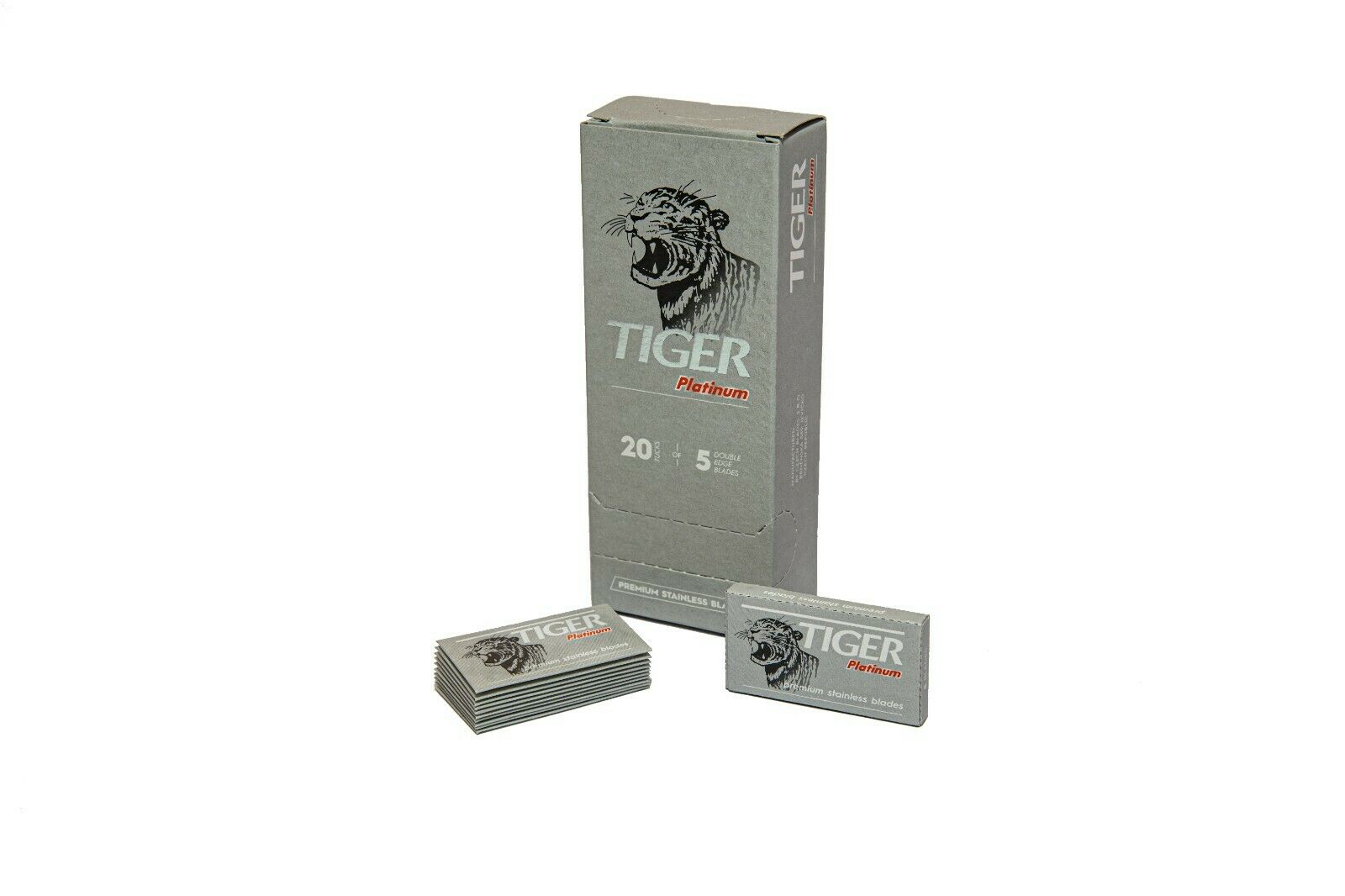 Tiger Platinum Double Edge Razor Blades – La Barbiera