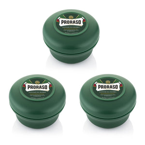 Triple Pack Proraso Soap Bowls - Green