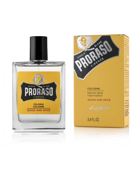 Proraso Wood and Spice Cologne - 100ml Yellow