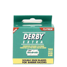 Load image into Gallery viewer, CLEARANCE 2 x 100 Blade Packs of Derby Extra Double Edge Razor Blades