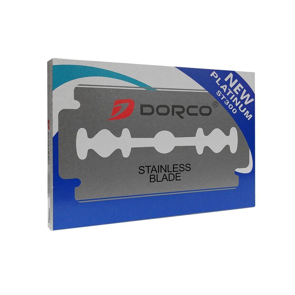 Dorco Blue ST300 Platinum Stainless Steel Double Edge Razor Blades