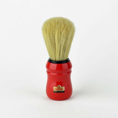 Omega 49 Professional Quality Shaving Brush - Red