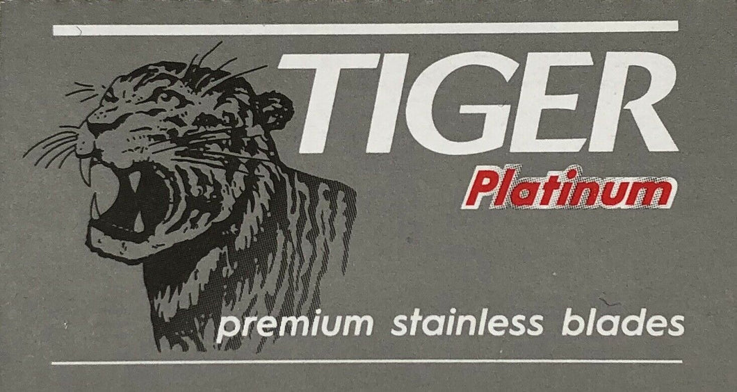 Tiger Platinum Double Edge Razor Blades